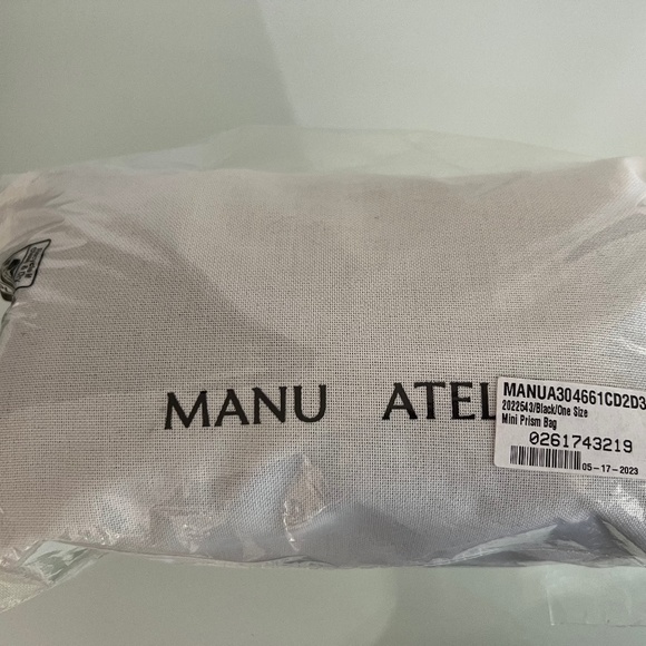MANU ATELIER Black Mini Prism Bag - Picture 10 of 10